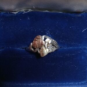 Black Hills Silver and Gold Leaf Ring